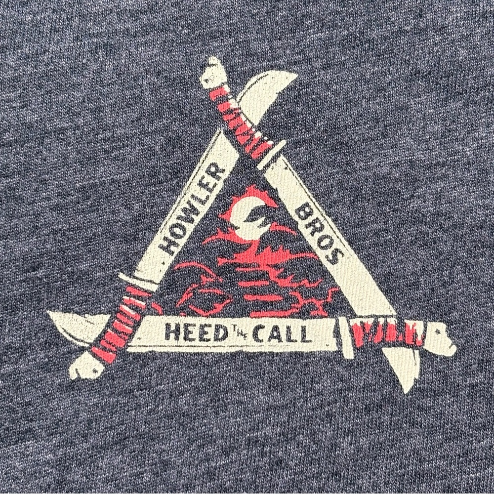 Howler Bros Brothers Machetes Select T-Shirt Size M Heather Gray Graphic Logo - Picture 4 of 10